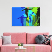 Extremrennen - Snowboarder Leinwanddruck (Insitu (Wohnzimmer))