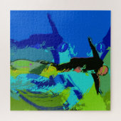 Extremrennen - Snowboarder Puzzle (Horizontal)