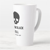 Extremschwarzer Schädel Milchtasse (Rechte Ecke)