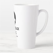 Extremschwarzer Schädel Milchtasse (Rechts)