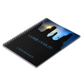 Extremsport, Monogramm, Bergsteiger, Journal Notizblock (Linke Seite)