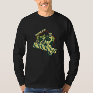 Extremsport Motocross Motorsport Motocross Rennen T-Shirt