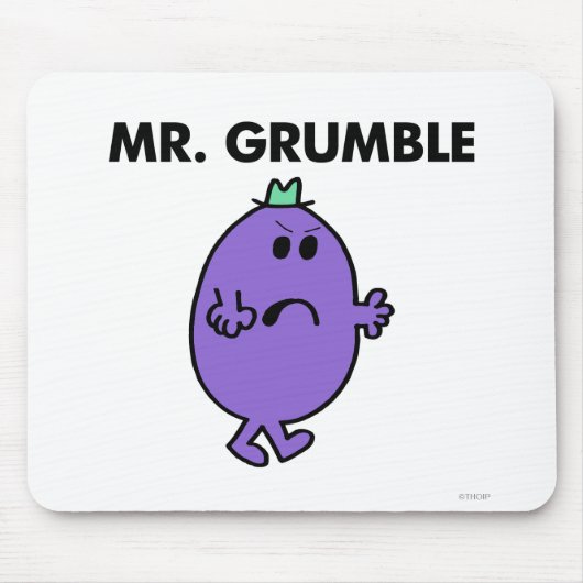 Extremst unglücklicher Herr Grummel Mousepad (Vorne)