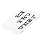 Extrovert Flexi Magnet (Linke Seite)