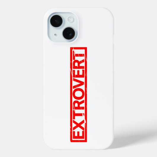 Extrovertierte Briefmarke Case-Mate iPhone Hülle (Rückseite)