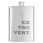 Extrovertierte Flasche Flachmann (Vorderseite)