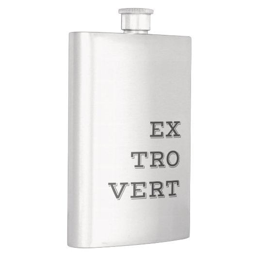 Extrovertierte Flasche Flachmann (Rechts)