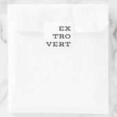 Extrovertierte Sticker (Tasche)