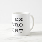 Extrovertierte Tasse (VorderseiteRechts)