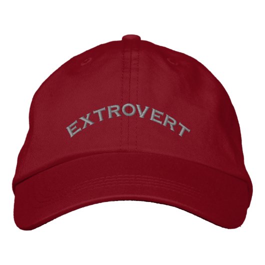 Extrovertierte Verschlusskappe Bestickte Kappe (Vorderseite)