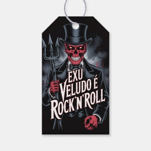 Exu Veludo é Rock'N'Roll #1 Geschenkanhänger (Vorderseite)