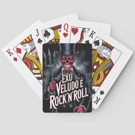 Exu Veludo é Rock'N'Roll #1 Spielkarten (Rückseite)