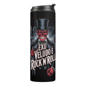 Exu Veludo é Rock'N'Roll #1 Thermosbecher (Nach links gedreht)