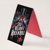 Exu Veludo é Rock'N'Roll #1 Visitenkarten (Rückseite)