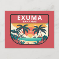 Exuma Bahamas Retro Emblem