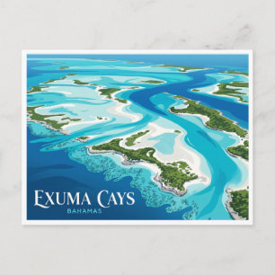 Exuma Cays George Town Bahamas Postkarte