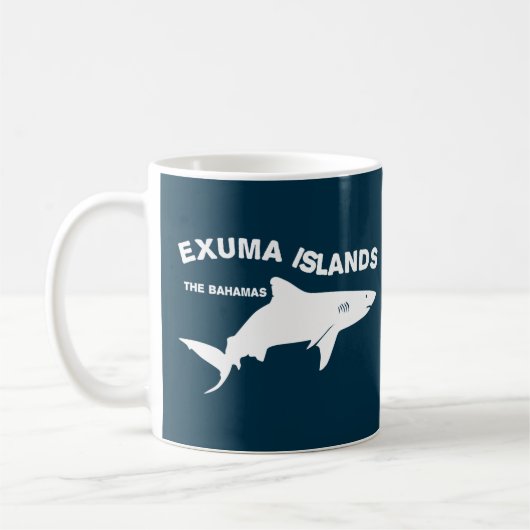 Exuma Islands - Bahamas Shark Diving Kaffeetasse (Links)