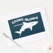Exuma Islands - Bahamas Shark Diving Rechteckiger Aufkleber (Umschlag)