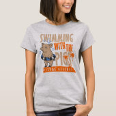Exuma Schwimmen Pig Bahamas Urlaub Bahamas Kreuzfa T-Shirt (Vorderseite)