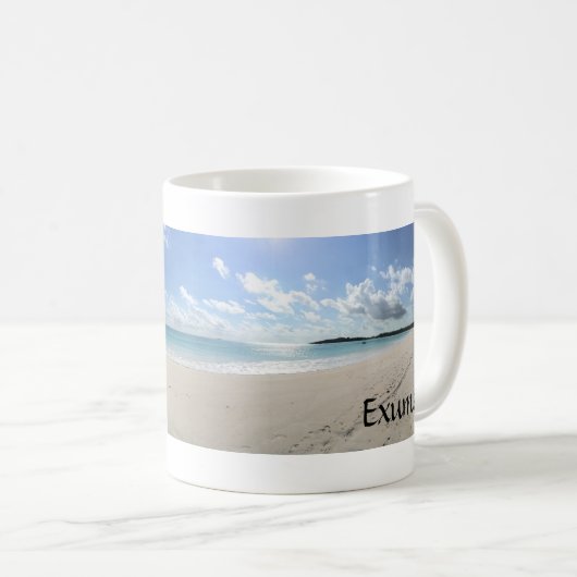 Exuma-Strand-Tasse Kaffeetasse (VorderseiteRechts)