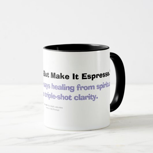 Exvangelisch, aber machen Sie es zu Espresso - ein Tasse (VorderseiteRechts)
