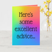 "Exzellente Beratung" Sonnenkarte Karte (Gelbe Blume)