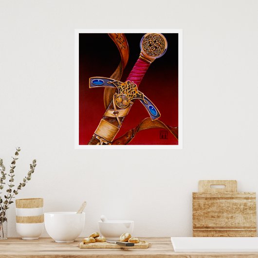 Exzellente Druckausgabe Poster (Küche)