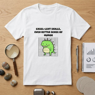 Exzellente Fähigkeiten, witziger Humor Daten Pro D T-Shirt