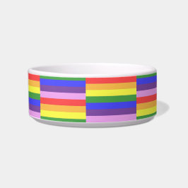 Exzellente Rainbow Stripe Bright Colors Napf