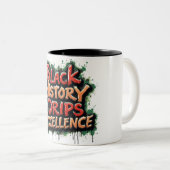 Exzellente Tropfen Zweifarbige Tasse (VorderseiteRechts)