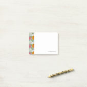 Exzellentes Muster mit Chrysanthemen Post-it Klebezettel (Auf Schreibtisch)