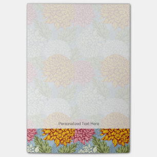 Exzellentes Muster mit Chrysanthemen Post-it Klebezettel
