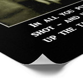 Exzellenz bei allen nach dem Motto: "Geben Sie imm Poster (Ecke)