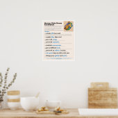 Exzellenz bei den menschlichen Schiebevorführungen Poster (Küche)