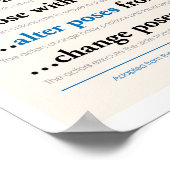 Exzellenz bei den menschlichen Schiebevorführungen Poster (Ecke)