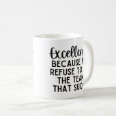 Exzellenz Beursache We weigert sich, Kaffeetasse (VorderseiteRechts)