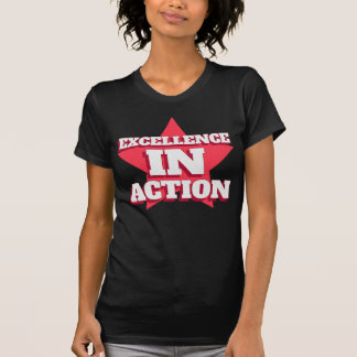 Exzellenz in Aktion Top-Lehrer T-Shirt