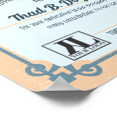 Exzellenzaktor für die Anerkennung von Mitarbeiter Poster (Ecke)