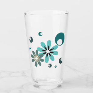 Exzentrisch grün retro-inspiriert glas