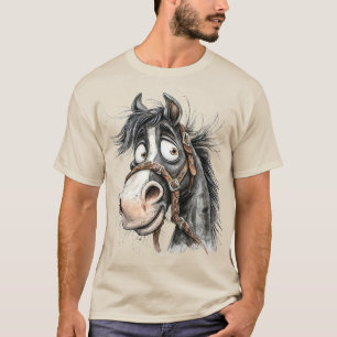 exzentrisches Pferd T-Shirt