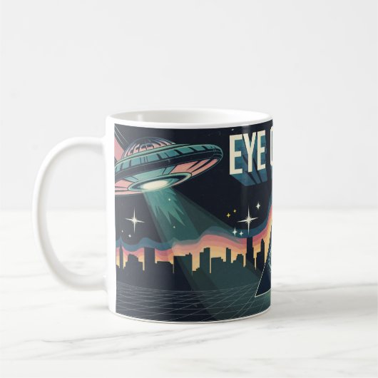 EYCONCUR ALIEN PYRAMID POWER Kaffee Tasse (Links)