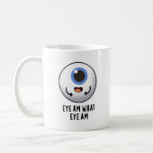 Eye Am Eye Am Funny Eyeball Puff Kaffeetasse (Links)
