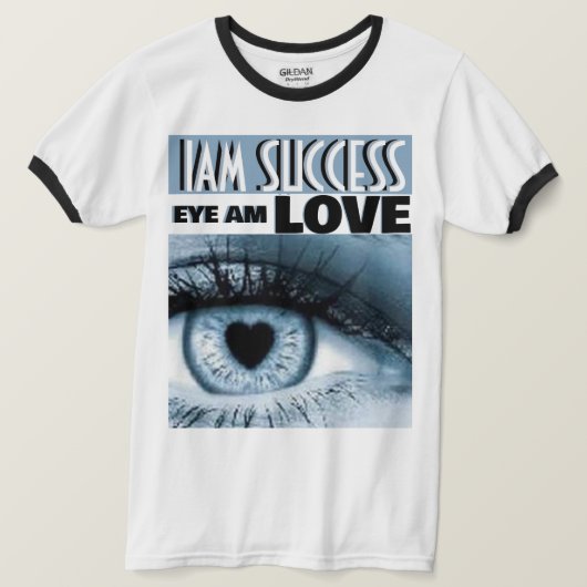 EYE AM LIEBE T-Shirt (Design vorne)