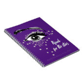 Eye and Stars Goals Notizblock (Rechte Seite)
