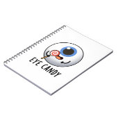 Eye Candy Funny Eyeball Pub Notizblock (Linke Seite)