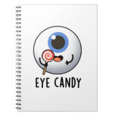 Eye Candy Funny Eyeball Pub Notizblock (Vorderseite)