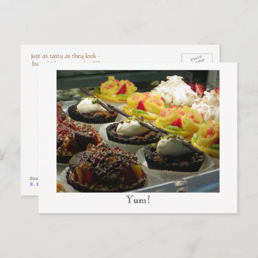 Eye Candy Postkarte (Vorne/Hinten)