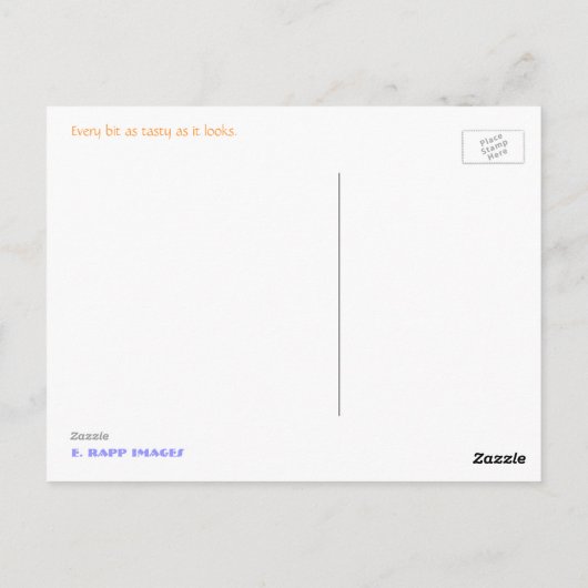 Eye Candy Postkarte (Rückseite)