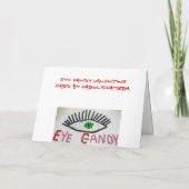Eye Candy Valentine Card Feiertagskarte (Rückseite)