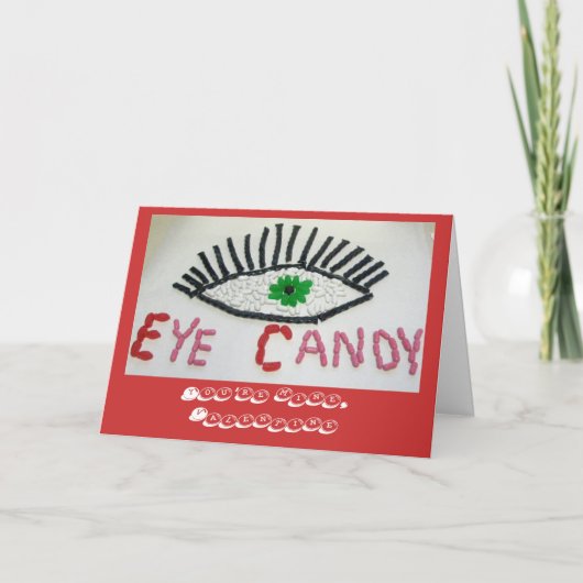 Eye Candy Valentine Card Feiertagskarte (Vorderseite)